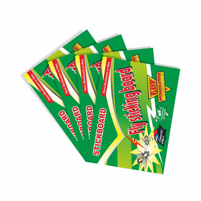Fly Sticking Board/Sticky Trap for Housefly, Get rid of houseflies with Fly Sticking Board. (1Pack 20 Nos)