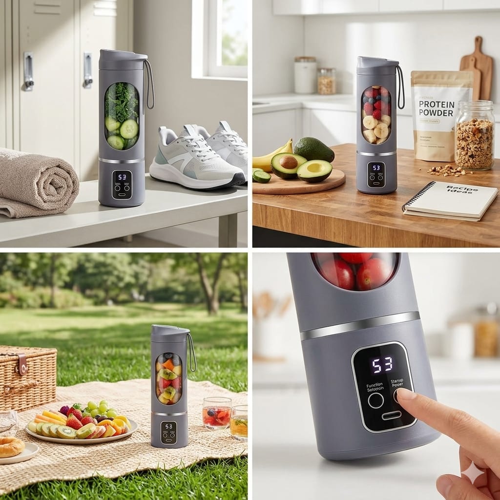 Portable USB rechargeable blender