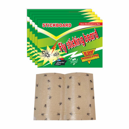 Fly Sticking Board/Sticky Trap for Housefly, Get rid of houseflies with Fly Sticking Board. (1Pack 20 Nos)