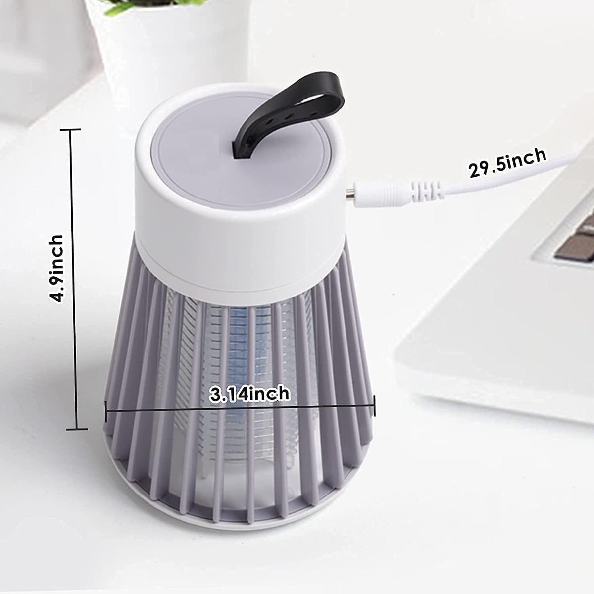 Eco-Friendly LED Mosquito Killer Machine – USB-Powered Indoor Bug Zapper for Home – Chemical-Free Insect Trap Safe for Kids & Pets – Easy to Clean, Compact Design (MASHROOM Mosquito LAMP)