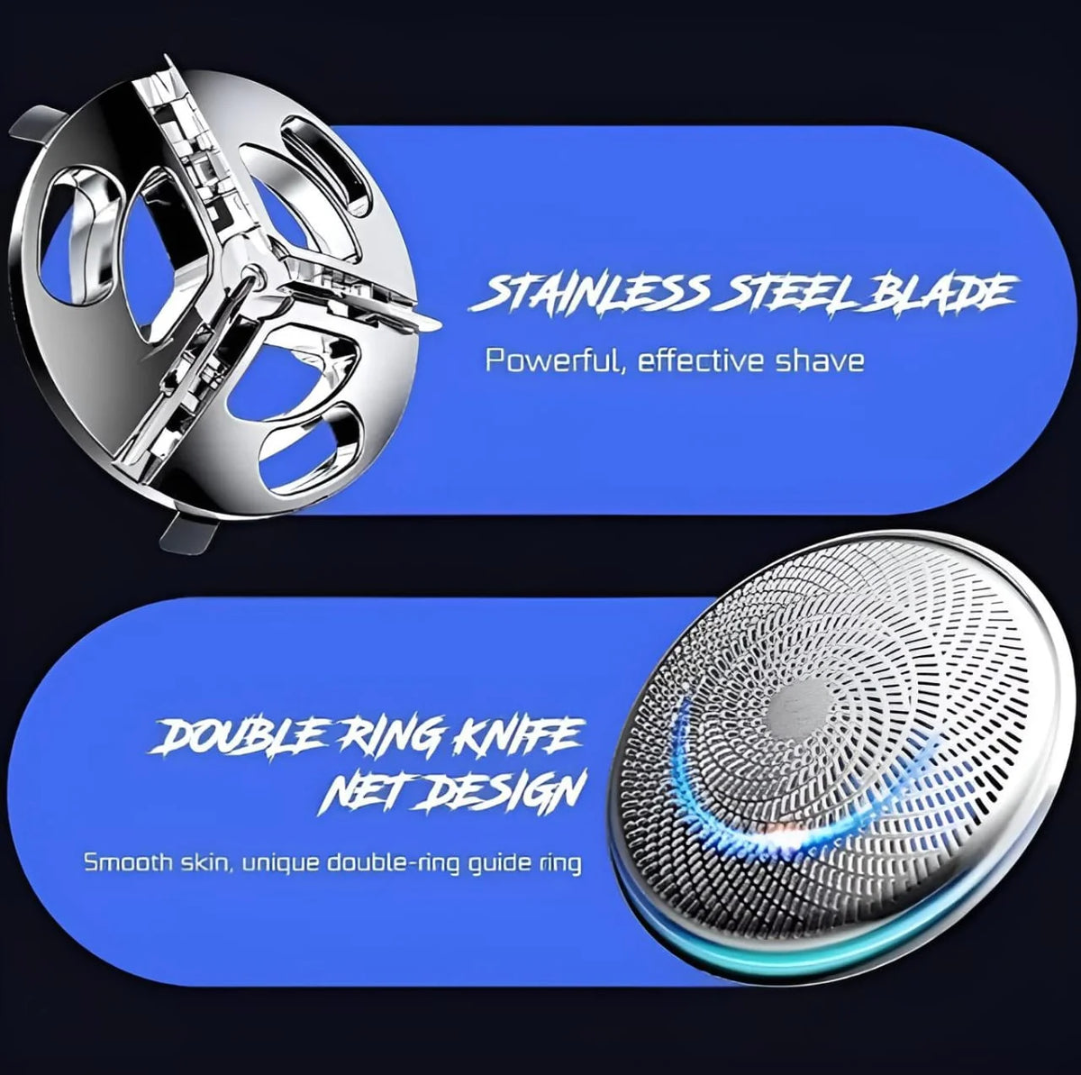 Mini Pocket Fashion Shaved Electric Razor Clean Shaver Hair Trimmer For Men