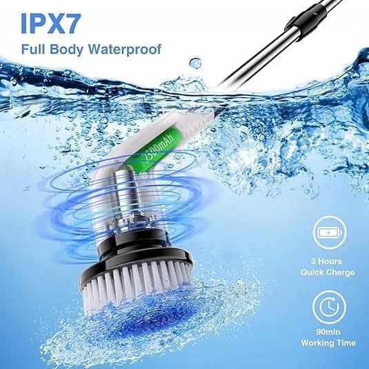 9 in 1 Heavy Duty Rechargeable Scrubber